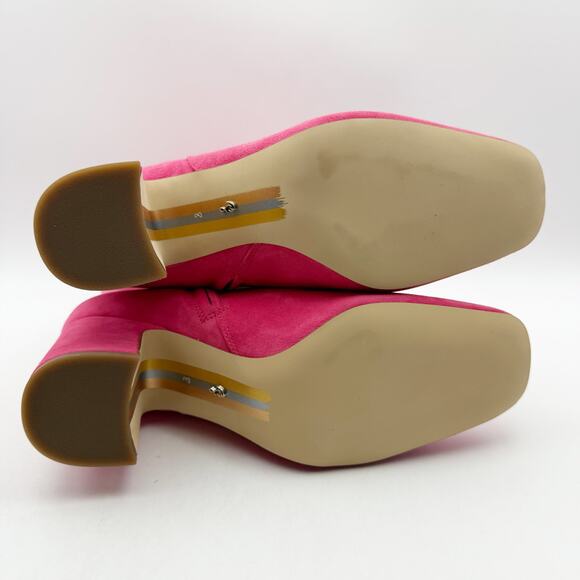 Sam Edelman Womens Fawn Heel Bootie US 8 M EU 38.5 Pink Suede Leather NIB - Picture 13 of 14